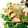 kanza0318's cooksnap of when they made ◇チキンと水菜の熱々ドレッシングサラダ◇.