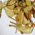 若い葉っぱ's cooksnap of when they made 島らっきょうのみそ炒め.