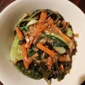 inLondon's cooksnap of when they made 生・茎レタスとほうれん草のツナ炒め.