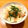 ニーチママ's cooksnap of when they made ✿炊飯器で鮭と大葉の炊き込みご飯✿.