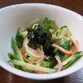 ヌーシ's cooksnap of when they made キュウリとカニかまのマヨ酢味噌和え.