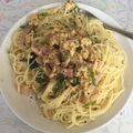 クックX0BBMD☆'s cooksnap of when they made 簡単！きのことベーコンのクリームパスタ.