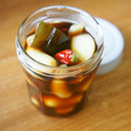 わらし's cooksnap of when they made らっきょうの醤油漬けとハーブ甘酢漬け.