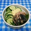 ととろ＆めい's cooksnap of when they made 鯖缶に塩もみきゅうり＋マヨ.