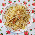 ☆★Tae☆★'s cooksnap of when they made コクうま♪鶏皮のもやし炒め.