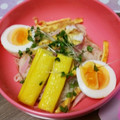 になぱぱ's cooksnap of when they made 油そば風そうめん☆簡単煮卵付き.