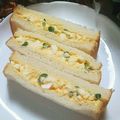 虹色♪︎ちゅーりっぷ's cooksnap of when they made ☆卵サンド！カイワレ大根入り！彩り綺麗☆.