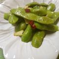 solapapa's cooksnap of when they made おつまみに！枝豆ペペロンチーノ♡.