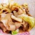 dobachi's cooksnap of when they made 豚肉とキャベツのごま味噌炒め.