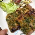 まめはっぱ's cooksnap of when they made トンカツ肉の味噌漬け焼き。.