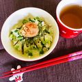 ryumi58's cooksnap of when they made 冷たい梅茶漬け.