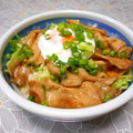 ＠迷子＠'s cooksnap of when they made 旨いよ！レタス豚丼♪.