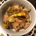 nyankoにゃん's cooksnap of when they made タケノコ、ミズ、フキの煮もの.