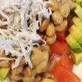 まろん☆もか's cooksnap of when they made アボカドとトマト納豆のわさび醤油丼.