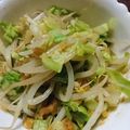 小麦粉【100g】's cooksnap of when they made もやしとキャベツだけ！味付き野菜炒め♡.