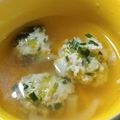 える0604's cooksnap of when they made 中華風スープ❤残った餃子の具で(^^).