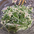実菜♪'s cooksnap of when they made 水菜とツナのごまマヨネーズレシピ.