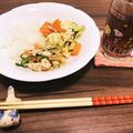 ピング〜's cooksnap of when they made ピーマンえのき鶏胸肉の白だし炒め.