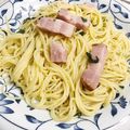 クックH9FWOZ☆'s cooksnap of when they made 大葉とベーコンのパスタ.