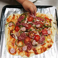 sa☆ku☆ra's cooksnap of when they made しらすマヨピザ.