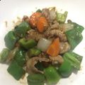 クックEF77YH☆'s cooksnap of when they made レンジで時短！鶏肉と野菜の甘酢炒め♪.