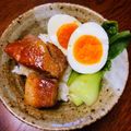 nyao22's cooksnap of when they made 豚ロースブロックで「豚の角煮」.