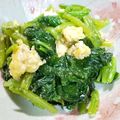 ウッシー母's cooksnap of when they made 春色。ほうれん草と卵の炒め物.