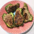 らおごん's cooksnap of when they made お弁当にも♡めっちゃ簡単ぴーまん肉詰め.