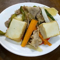 ウッシー母's cooksnap of when they made 厚揚げ豚肉椎茸の甘酢醤油炒め♪.