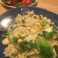 モブのおじさん's cooksnap of when they made 色鮮やか、柴漬け簡単チャーハン.