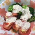 ひつじ・×・'s cooksnap of when they made 梅マヨソース＜ブロッコリー＞.