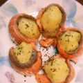 プリン・ピリミジン's cooksnap of when they made サーモンのバジルポテトロール.