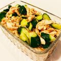 BlackJacky's cooksnap of when they made ささみとキュウリの梅肉あえ.