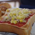 ぽっぽぺぺ's cooksnap of when they made ピザ風☆ツナコーンチーズトースト.