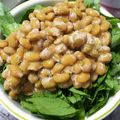 ユーロン's cooksnap of when they made 納豆レタスの簡単サラダ.