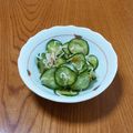 msft5632's cooksnap of when they made ❁きゅうりとしらすの生姜醤油あえ❁.