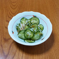 msft5632's cooksnap of when they made ❁きゅうりとしらすの生姜醤油あえ❁.