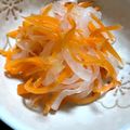 うめもどき's cooksnap of when they made 人参と玉ねぎのわさびマリネ【作り置き】.