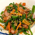 えりきち☻'s cooksnap of when they made ピーマン ウインナー しめじの和風炒め.