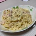クックIVTZKG☆'s cooksnap of when they made 生クリーム不使用！簡単カルボナーラ.