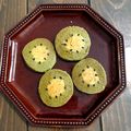凸凹道's cooksnap of when they made まるで本物みたいなキウイクッキー♡.