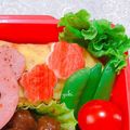 ゆりほのママ♪'s cooksnap of when they made ♡カニカマ飾り♡.