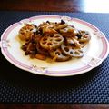nemuchan's cooksnap of when they made レンコンと豚肉の粒マスタード炒め♪.
