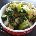 びゅうのすけ's cooksnap of when they made 簡単副菜！コロコロ♪ごまきゅうり大根.