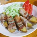 ちえたろう's cooksnap of when they made ドイツ風★冷凍ポテトと紫蘇の豚肉巻き.