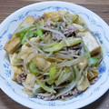 ＊なぁ＊'s cooksnap of when they made もやしと厚揚げと豚肉の炒め物.