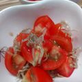 りんごかなこ's cooksnap of when they made トマトとじゃこの和え物.