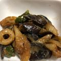 Halü★mama's cooksnap of when they made 茄子と竹輪とピーマンの胡麻味噌炒め.
