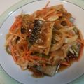 ouron's cooksnap of when they made 揚げ焼きでサンマの南蛮漬け.