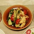 ミドランドキッチン's cooksnap of when they made きゅうりの酸辣トマたま炒め.